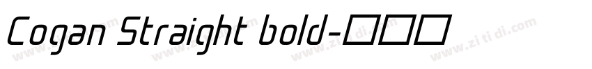 Cogan Straight bold字体转换 Cogan Straight bold字体转换